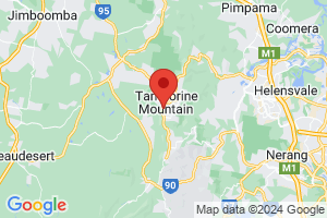 Location of Tamborine Mountain