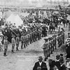 Cadets gather at the Rosewood Showgrounds 1908—same gathering place for the Dungarees in 1915, Picture Ipswich.